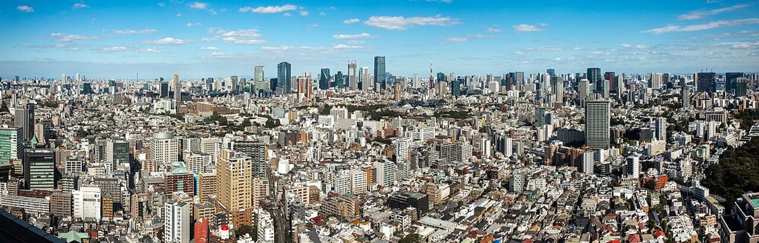 港区のパノラマ