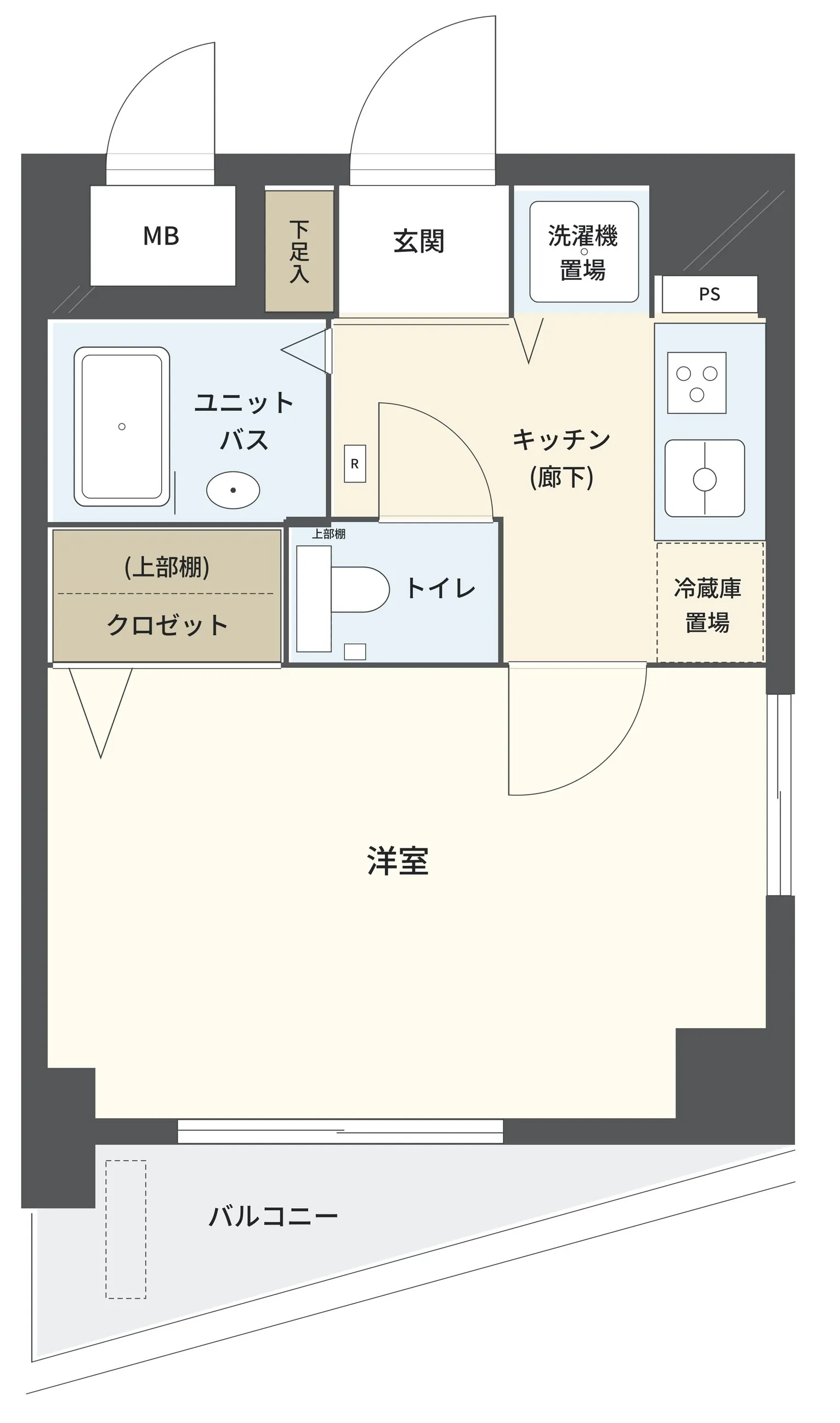 ティアラ目黒洗足 間取り図